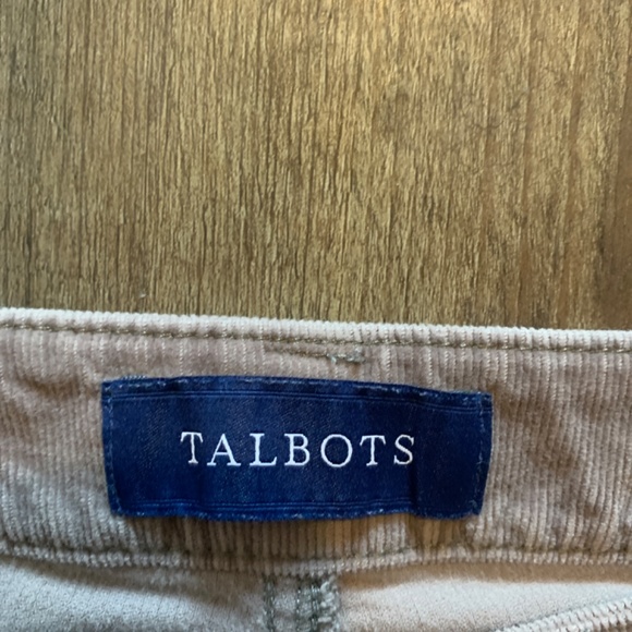 Talbots  high waist‎ straight leg stretch cords. Preowned but in great shape - Picture 2 of 6